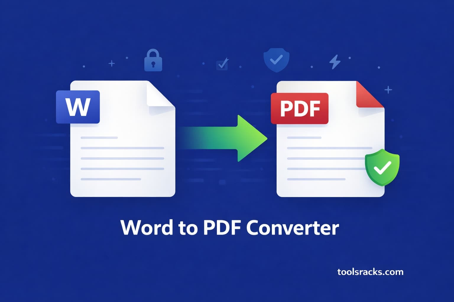 Convert Word to PDF free online — no software needed