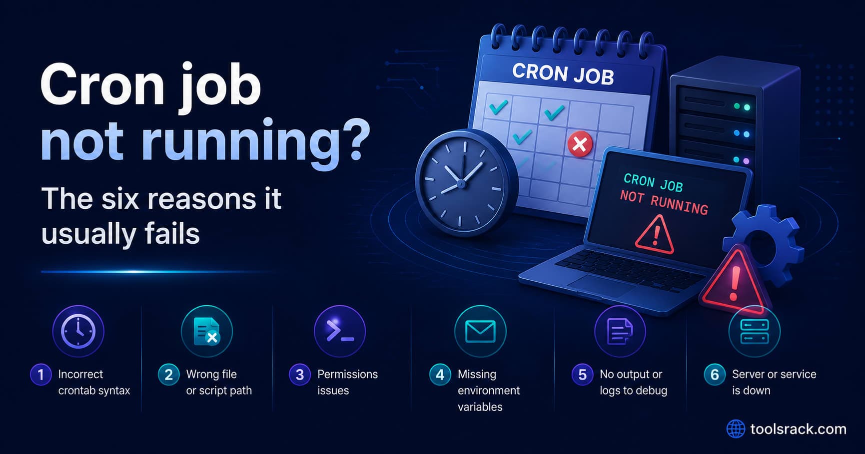 Cron job not running