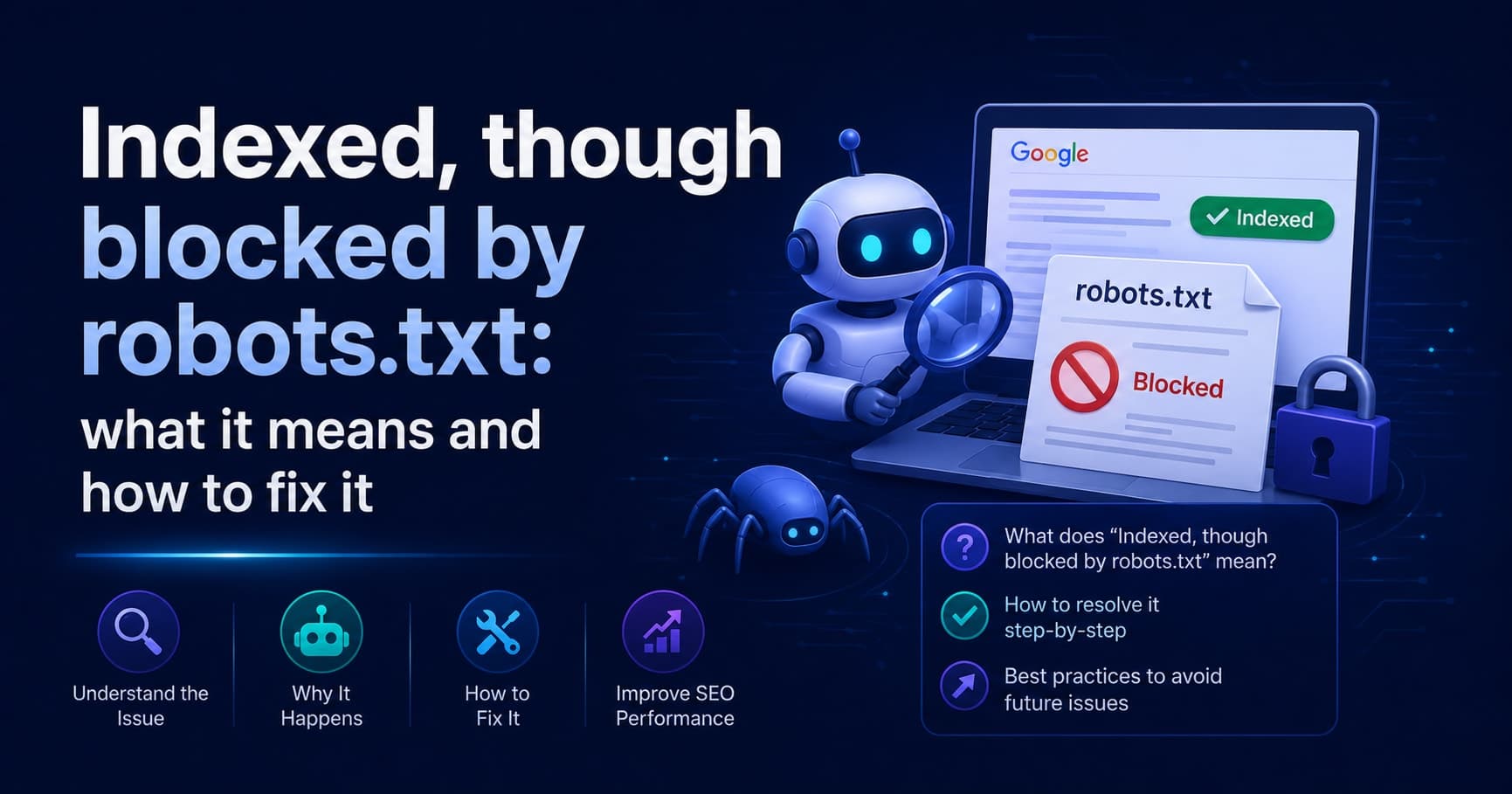Indexed, though blocked by robots.txt